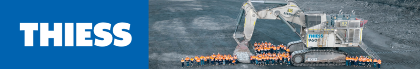 Thiess sets 12-month volume production world record for Liebherr R 9600 excavator at Mount Pleasant Operation